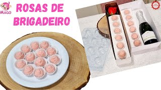 ROSAS DE BRIGADEIRO FÁCIL E RÁPIDAS (Aula mago)