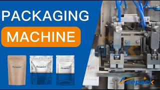 Acepack premade bag  Packing machine |  How to pack doypack pouch!