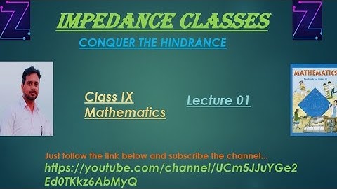 Cbse class 9,mathematics, chapter 01 Number system, Lecture 01