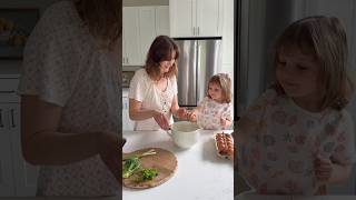 Making Breakfast with my little one #mom #momlife #toddlers #parents #sahm #recipes