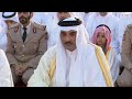 Su Alteza el Emir realiza la oración del Aíd al Fitr