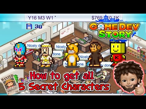 Game Dev Story+ - How to get All 5 Secret Characters | Apple Arcade