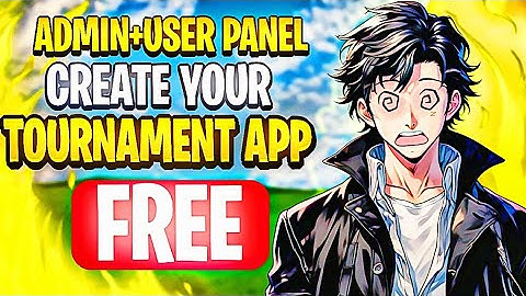 HOW TO MAKE FREE FIRE TOURNAMENT APP 🔥. WITH USER+ADMIN PANEL FULL DETAILED VDO!