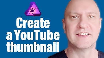 Youtube Custom Thumbnail Image with Affinity Photo (incl. cutting out portrait image)