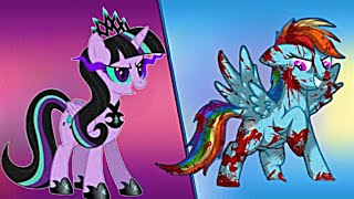 Twilight Sparkle vs. Rainbow Dash in My Little Pony Rainbow Runners - EPIC Battle