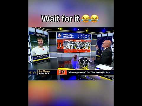 SVP was ready for it with Joe Flacco 🤣