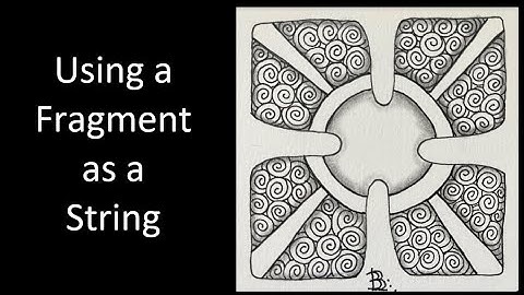 Using a Fragment as a String