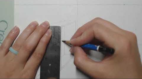 Drawing a Bookshelf in One Point