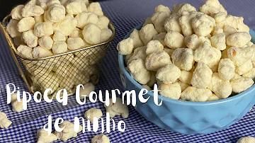 Qual pipoca usar para fazer pipoca gourmet?