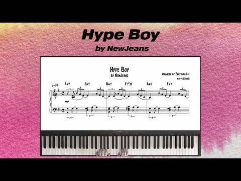 Hype Boy (piano sheet) - NewJeans(뉴진스)