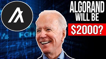 ALGORAND Will Be $2000 TONIGHT! (Algorand News Today & Algorand Price Prediction 2022)