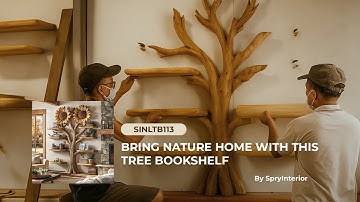 Making Flower Tree Bookshelf | Easy Guide Tree Bookcase from SpryInterior | Best Collection for 2025