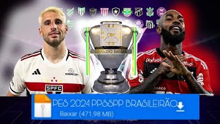 Novo PES 2024 PPSSPP BRASILEIRÃO