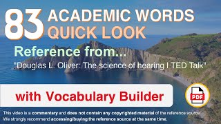 83 Academic Words Quick Look Ref from \\