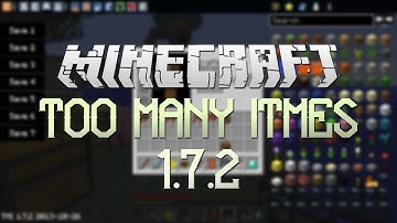 Minecraft Mod Tutorial - Too Many Items 1.7.2 - How to install