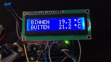 Arduino meteo station met LCD display