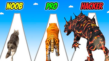 Doggy Run - NOOB vs PRO vs HACKER