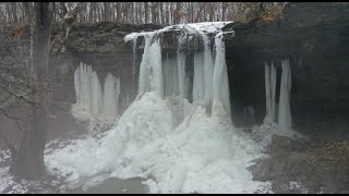 Ice Waterfall - Charleston Falls, Ohio