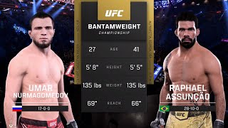 UFC 5 Gameplay Umar Nurmagomedov vs Raphael Assuncao by Intrust Games 4 views 5 days ago 22 minutes