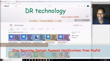 How To Stop Receiving Instant Payment Notifications from PayPal | Hindi Tutorial Videos