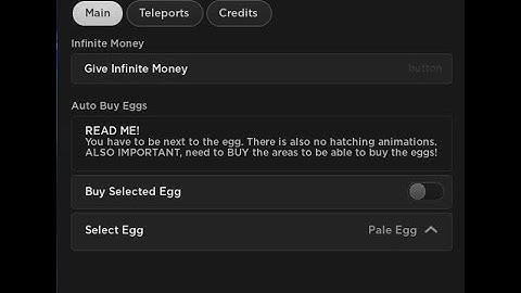 Sandbox Hatchers X INFINITE Money, Teleports, and Auto Buy Egg Script