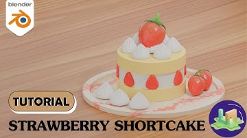 Blender (4.5) Tutorial I Strawberry Shortcake