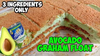 Avocado Graham Float No Cook Easy And Yummy Dessert3 Ingredients Only