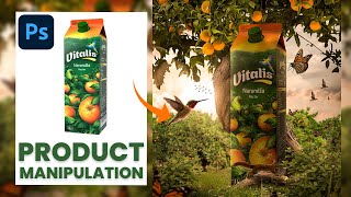 Product manipulation in photoshop | photoshop tutorial | advertisement poster design in photoshop