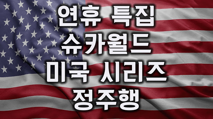 (추석연휴특집영상3) 미국은 지금