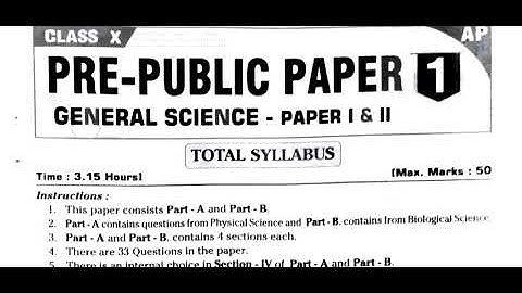 AP 10 TH CLASS P.S&N.S MODEL PAPER PRE-FINAL 2023 EXAMS | 10th Science Grand assignment-4 PRE-FINAL