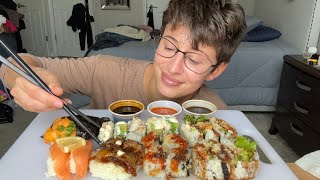 Sushi Mukbang + Bad Luck Chat | My Week in a Nutshell 🍣🌧️ by Gabby Eniclerico 61,203 views 1 month ago 18 minutes