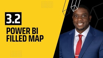 3.2 How to Create a Filled Map in Power BI | Power BI Tutorials for Beginners | By Carl Huff