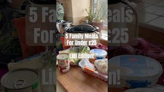 5 Budget Family Meals For UNDER £25 from Lidl! Entire video now live on my channel! #budgetmealideas