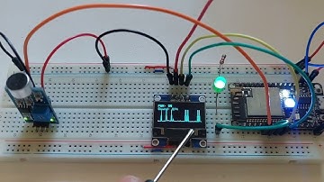 ESP32 Generate a PWM wave  visualizing the waveform on an OLED display