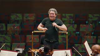 Gustavo Dudamel rehearses 