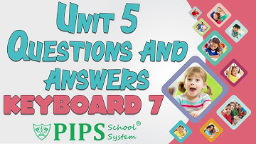 Class 7 Keyboard unit 5 Answer the Questions by PIPS School System Hafizabad