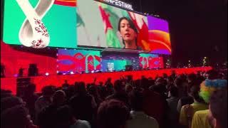 Dreamers By Jungkook and Fahad live In FIFA FAN festival Qatar FIFA World Cup