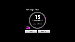 Shush Android app - test run screenshot 3