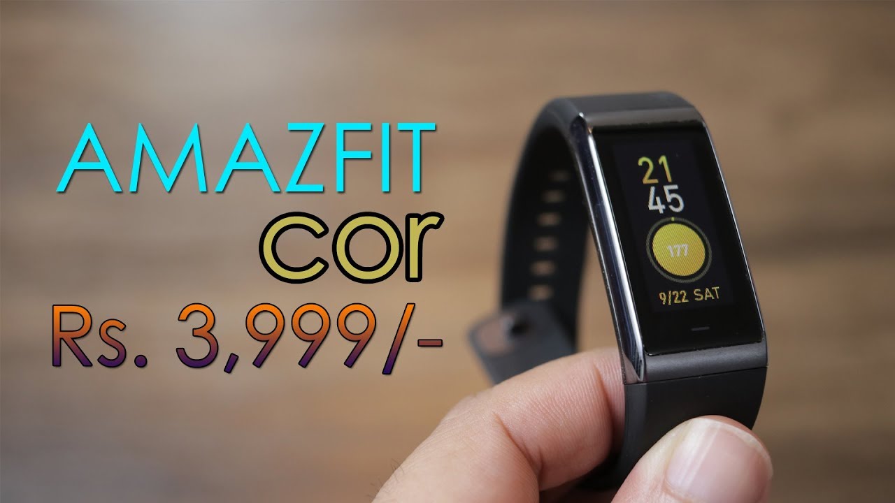 Amazfit Cor review - fitness band with 