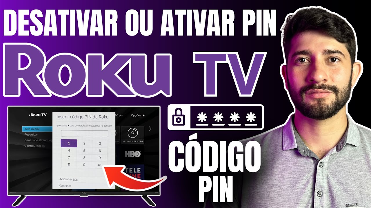 Como Ativar ou Desativar Senha PIN da ROKU TV (Passo a Passo) - YouTube