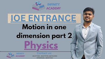 Motion in one dimension part 2