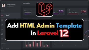 #4 How to Integrate Html Admin Template in Laravel Project