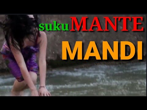 Suku MANTE mandi di sungai keruh#sukumante