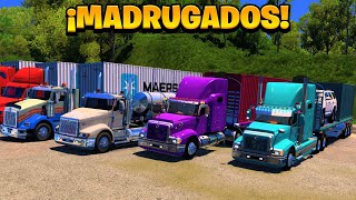 ¡CARAVANA SALIENDO DE MADRUGADA POR COLOMBIA! | American Truck Simulator