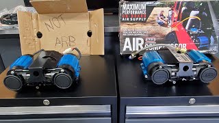 Real ARB OnBoard Twin Air Compressor Vs. Knock Off  Comparison (CKMTA12)