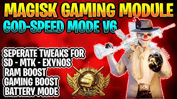 Best Magisk Gaming Module | GODSPEED MODE V6 | Best Magisk Module for BGMI/PUBG | PUBG Lag Fix