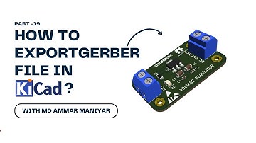 How to use export Gerber File in KiCAD | Part 19 | How to KiCAD | KiCAD 9.0 | Ampnics