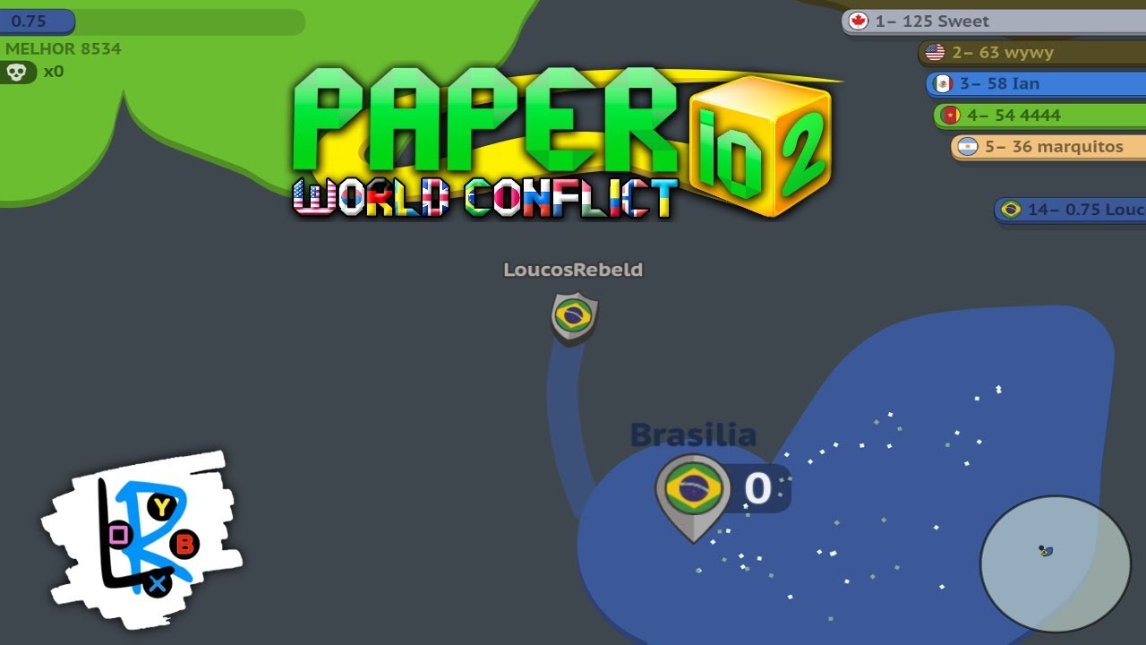 Paper io 2 World Conflict 