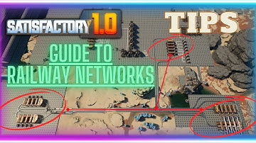 EASY Guide to setting up large Train Networks in Satisfactory 1.0  | Tips and Tricks