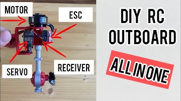 DIY RC outboard motor-all in one